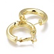 Brass Hoop Earrings US-EJEW-I250-01C-2