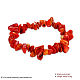 Red Coral Chips Stretch Bracelets US-BJEW-BB16534-E-3
