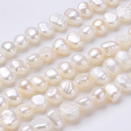 Natural Cultured Freshwater Pearl Beads Strands US-PEAR-P002-42-1