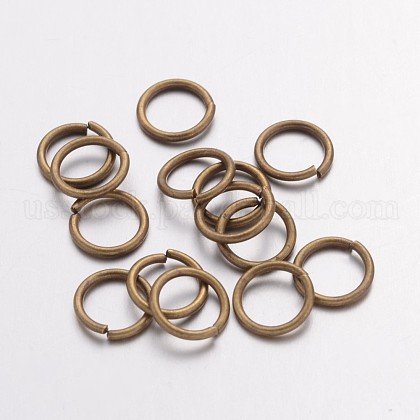 Open Jump Rings Brass Jump Rings US-JRC8MM-AB-1