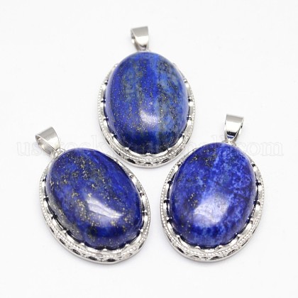 Natural Lapis Lazuli Pendants US-G-D851-32-1