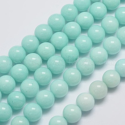 Natural Malaysia Jade Beads Strands US-G-A146-10mm-B07-1