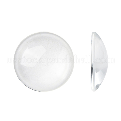 Clear Glass Cabochons US-GGLA-G008-1