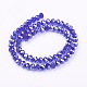 Electroplate Glass Beads Strands US-GR8MMY-25AB-2