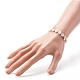Glass Beads Stretch Bracelets US-BJEW-JB06577-04-3