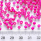 6/0 Baking Paint Glass Round Seed Beads US-SEED-S036-01C-03-3