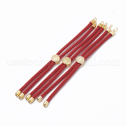 Nylon Twisted Cord Bracelet Making US-MAK-T003-07G-1