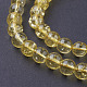 Synthetic Citrine Beads Strands US-G-C076-8mm-6A-3