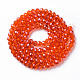Electroplate Glass Beads Strands US-EGLA-T025-01A-3