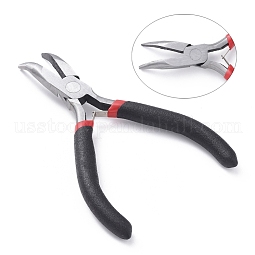 Carbon Steel Bent Nose Jewelry Plier for Jewelry Making Supplies US-P021Y
