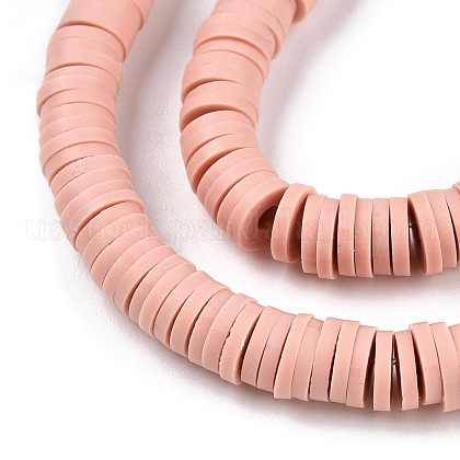 Handmade Polymer Clay Bead Strands&nbsp;US-CLAY-S094-6mm-A01-4