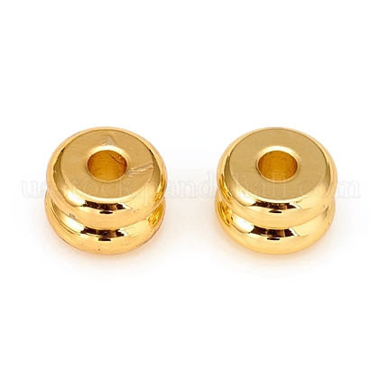 Long-Lasting Plated Brass Spacer Beads US-KK-D160-21G-1