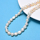 Natural Baroque Pearl Keshi Pearl Beads Strands US-X-PEAR-S012-68-6