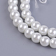 Eco-Friendly Dyed Glass Pearl Round Bead Strands US-HY-A008-6mm-RB001-2