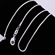 Brass Round Snake Chain Fine Necklaces US-NJEW-BB10854-22-1
