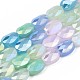Electroplate Glass Beads Strands US-EGLA-S194-17E-1