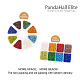PandaHall Elite Mixed 12/0 Round Glass Seed Beads US-SEED-PH0006-2mm-12-8