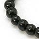 4mm Black Opaque Round Glass Beads Strands Spacer Beads US-X-GR4mm27Y-1