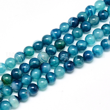 Natural Agate Beads Strands US-G-R003-03-1