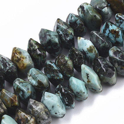 Natural African Turquoise(Jasper) Beads Strands US-G-R462-16-1