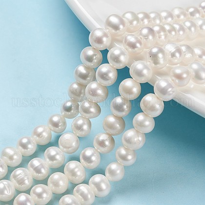 Natural Cultured Freshwater Pearl Beads US-PEAR-D053-1-1