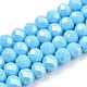 Electroplate Glass Beads Strands US-EGLA-A034-P6mm-A26-1