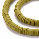 Handmade Polymer Clay Bead Strands US-CLAY-T002-6mm-55-3