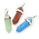 Synthetic Mixed Stone Pointed Pendants US-G-D569-M-1