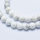 Natural Howlite Beads Strands US-G-P353-01-8mm-3