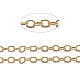 Brass Cable Chains US-CHC-CHC034Y-G-NF-1