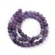 Natural Lepidolite/Purple Mica Stone Beads Strands US-G-E545-01A-2