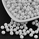 6MM White Chunky Bubblegum Acrylic Round Solid Beads US-X-PAB702Y-5-1