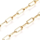 Soldered Brass Paperclip Chains US-CHC-D025-04G-3