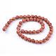 Synthetic Goldstone Beads Strands US-G-Q462-6mm-27-2