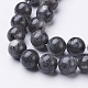 Natural Larvikite Beads Strands US-GSR10mmC128-2