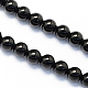 Round Natural Black Onyx Beads Strands US-G-S119-6mm-1
