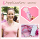 PandaHall EliteOctober Breast Cancer Pink Awareness Ribbon US-ENAM-PH0001-02-6