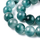 Two Tone Natural Jade Bead Strands US-G-R165-8mm-05-3