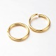 Eco-Friendly PVD Vacuum Plating & Long-Lasting Plated Brass Open Jump Rings&nbsp;US-KK-E663-8mm-G-2