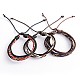 Adjustable Leather Cord Multi-strand Bracelets US-BJEW-O105-01-1