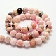 Round Natural Pink Opal Beads Strands US-G-K071-8mm-2