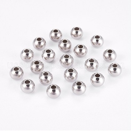 202 Stainless Steel Rondelle Spacer Beads US-STAS-F094-06A-P-1