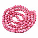 Baking Painted Glass Beads Strands US-X-DGLA-S115-8mm-S76-2