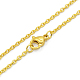 Unisex 304 Stainless Steel Cable Chain Necklaces US-STAS-O037-83-2