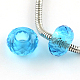 120 Faceted Glass European Beads US-GPDL-R014-M-2