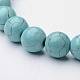Synthetic Turquoise Beaded Stretch Bracelets US-BJEW-F203-02-2