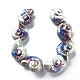 Handmade Porcelain Ceramic Beads Strands US-PORC-Q265-011A-2
