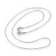 304 Stainless Steel Snake Chain Necklaces US-NJEW-D285-02P-1