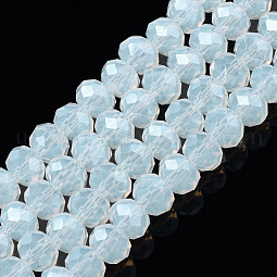 Electroplate Glass Beads Strands US-EGLA-A034-J6mm-A12