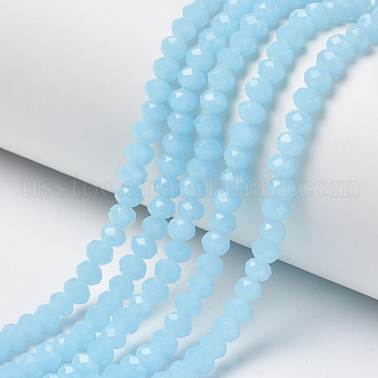 Glass Beads Strands US-EGLA-A034-J10mm-D04-1